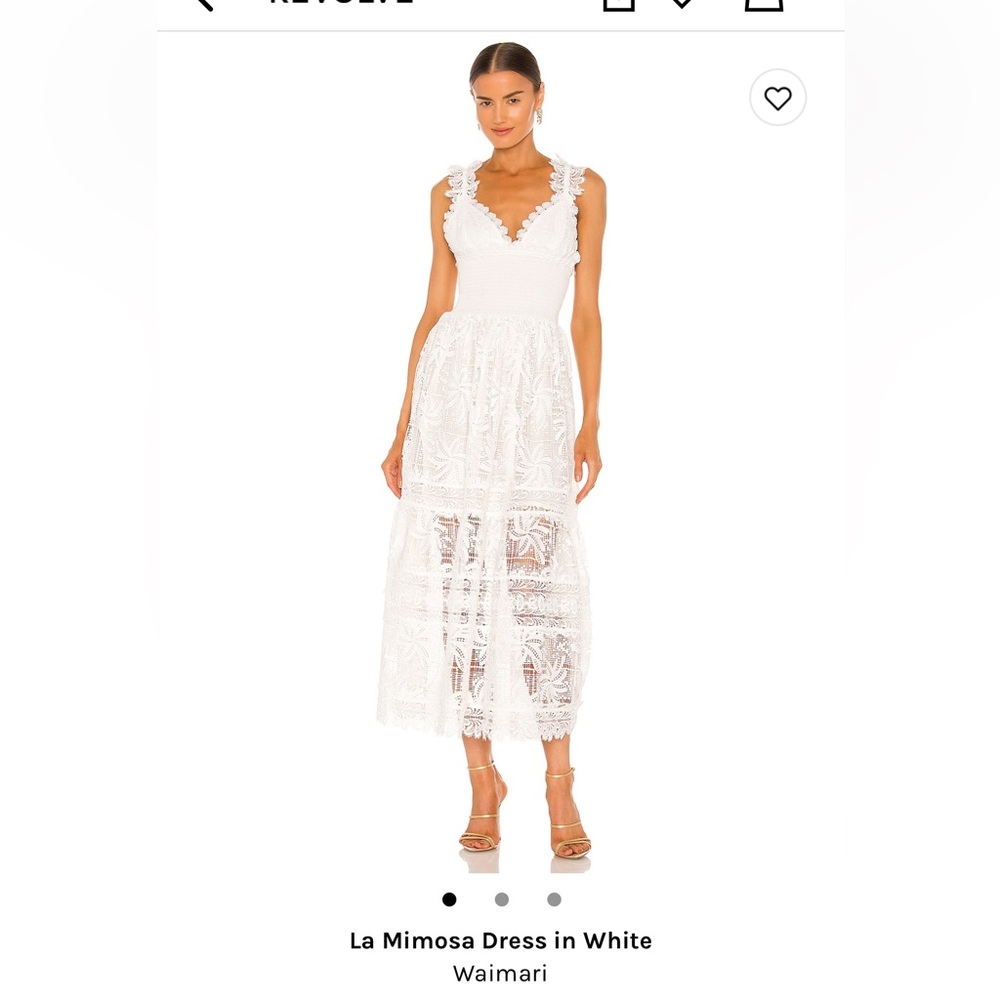 Waimari white dress from Revolve